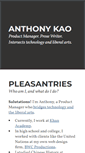Mobile Screenshot of anthonykao.org