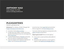 Tablet Screenshot of anthonykao.org